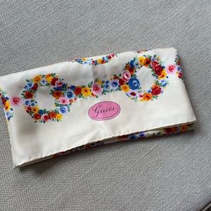 Gucci Silk Scarf Floral